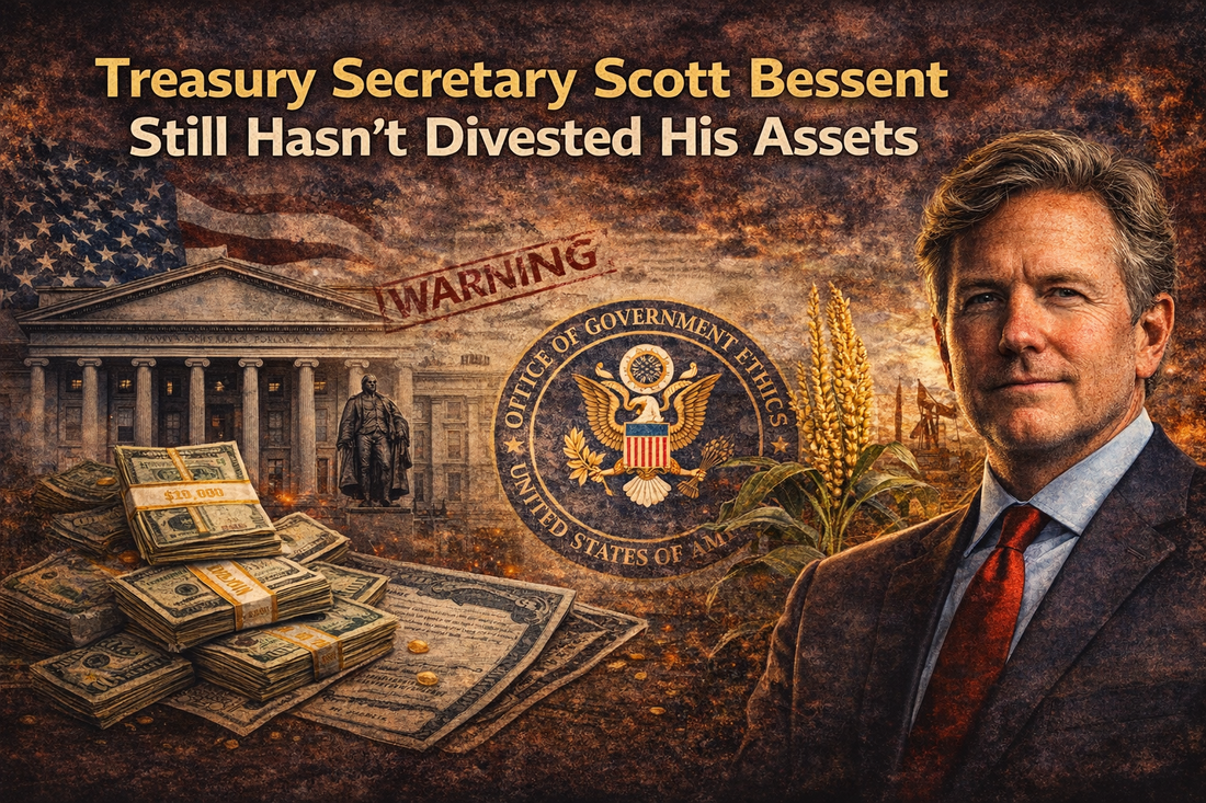 Treasury Secretary Scott Bessent Was Supposed To Divest Last April. He Still Hasn't.