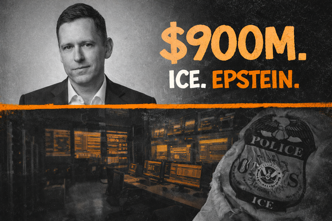 Thiel's Palantir Pulled $900M in Federal Contracts. It's Also Indexing Immigrants.