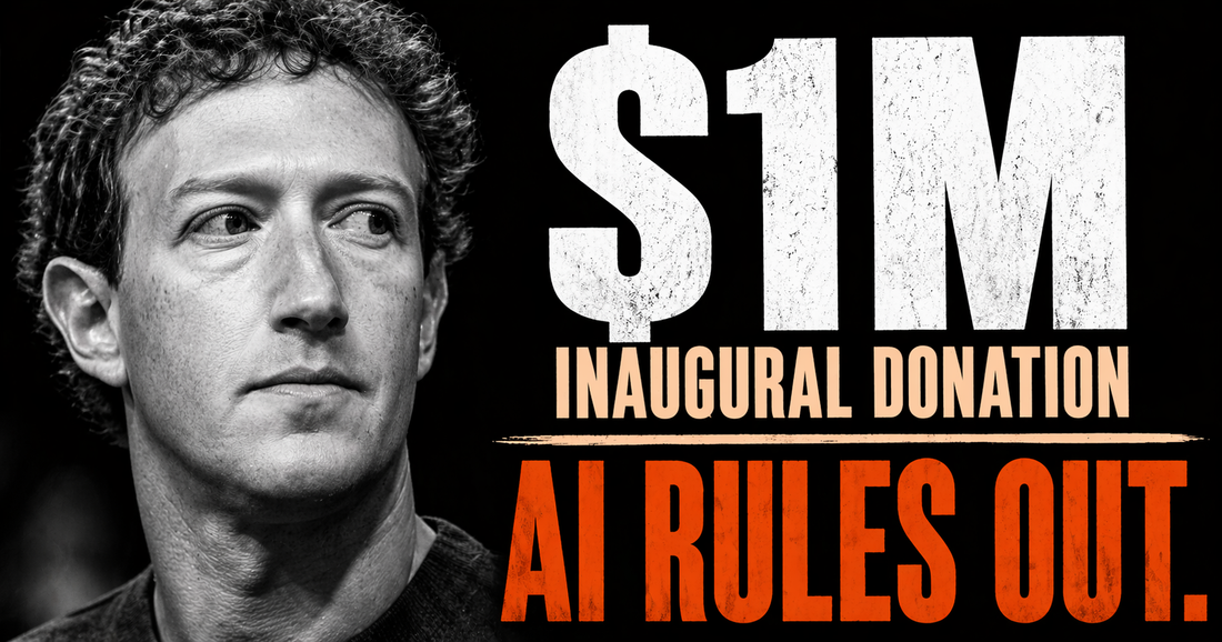 Zuckerberg Joined Trump's AI Council Weeks After Paying $1M to Put Him in Office